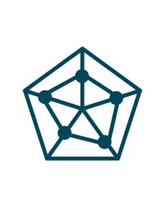 Visual representation of data in a radar chart, showcasing multi-dimensional information with spokes radiating from a central point.